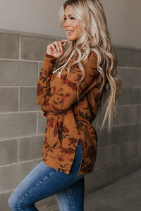 SideSlit Hoodie - Garden Glamour