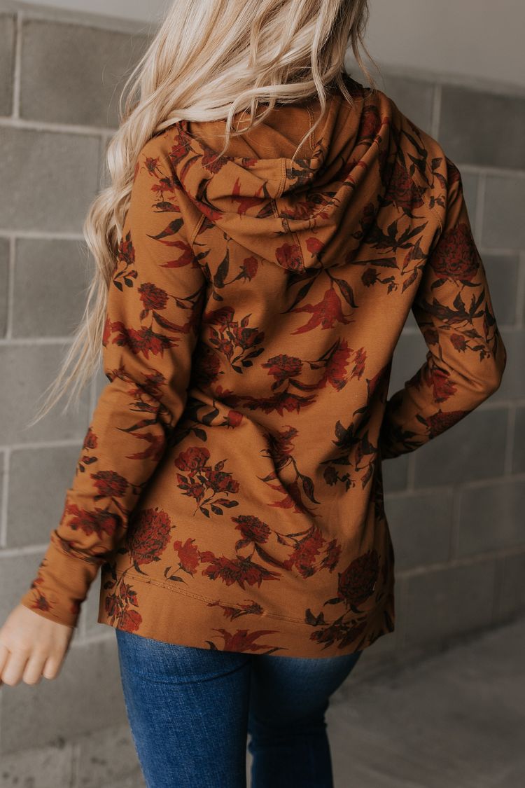 SideSlit Hoodie - Garden Glamour