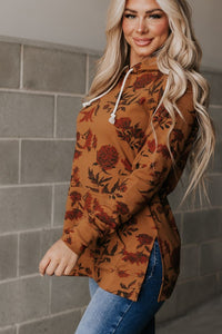 SideSlit Hoodie - Garden Glamour