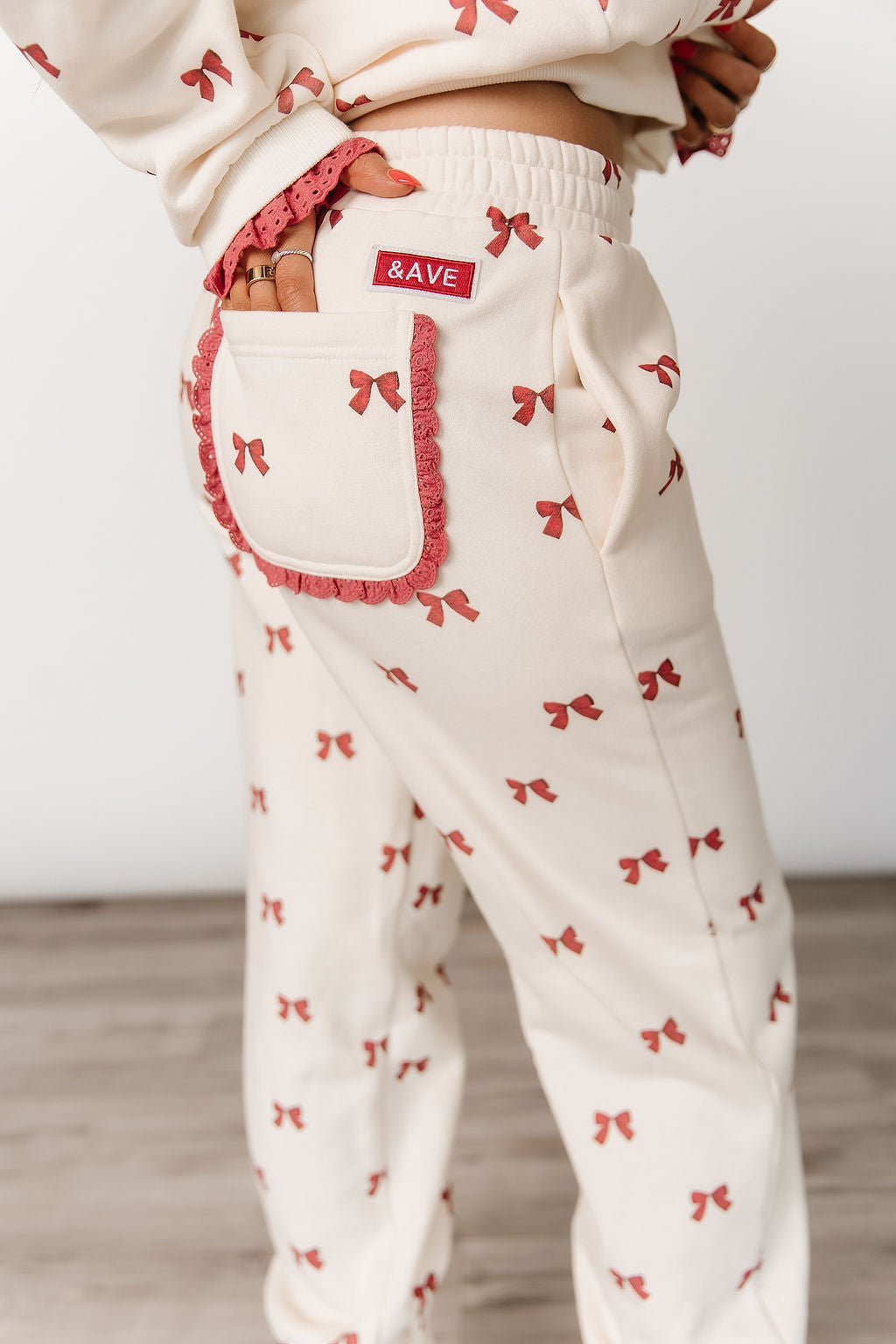 Comfort Zone Joggers - Bundled In Bows