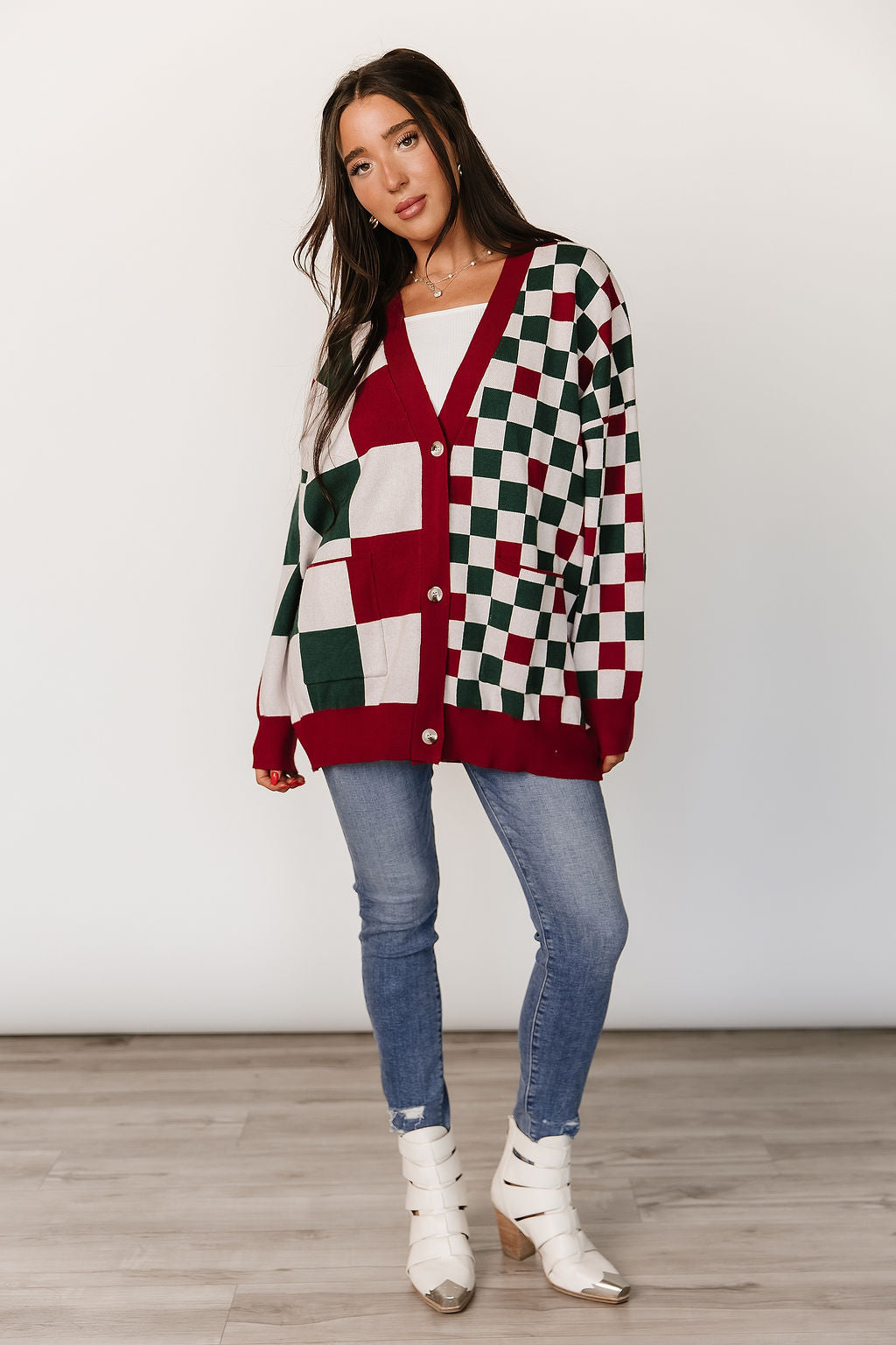 Oversized Cardigan - Checking It Twice