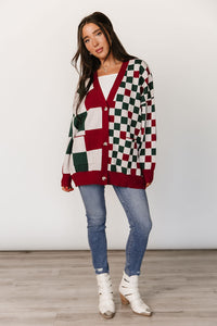 Oversized Cardigan - Checking It Twice