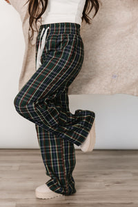 Everywear Pant - Green Plaid