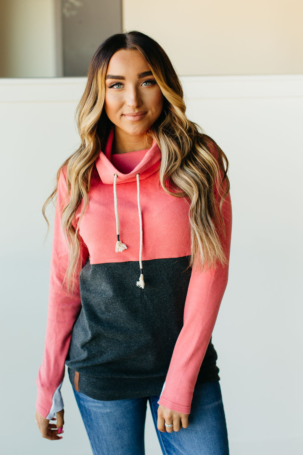 CowlNeck Sweatshirt - Autumn in the Park