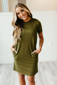 Ollie Dress - Olive