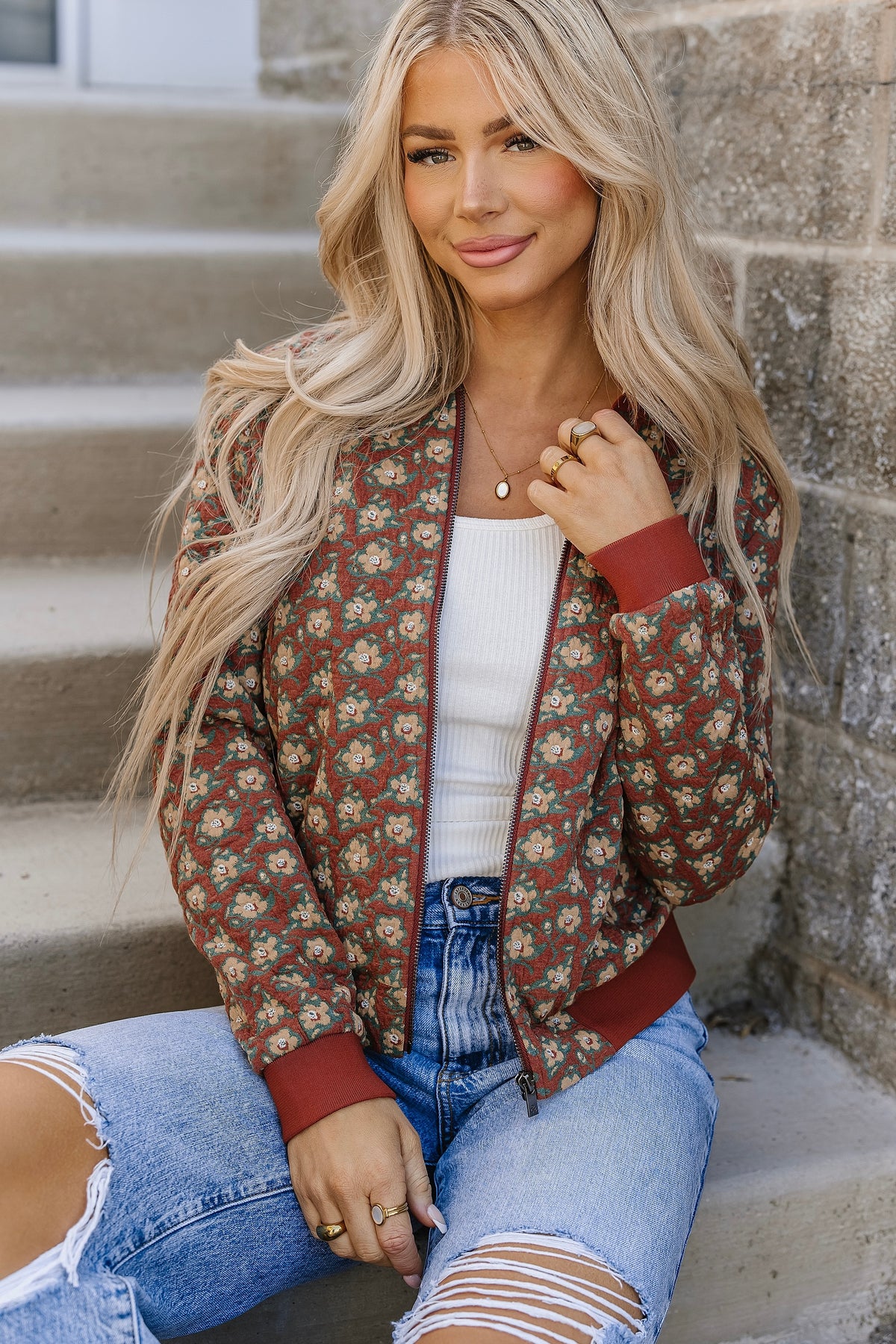 Flowerbomb-er Jacket - Orange