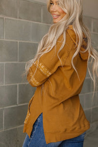 Sideslit Hoodie - Made For You - Maple