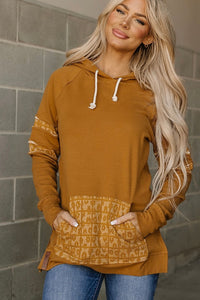 Sideslit Hoodie - Made For You - Maple