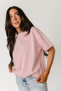 Boyfriend Tee - Pink