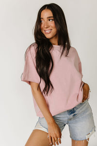 Boyfriend Tee - Pink