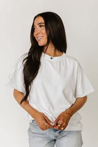 Boyfriend Tee - White