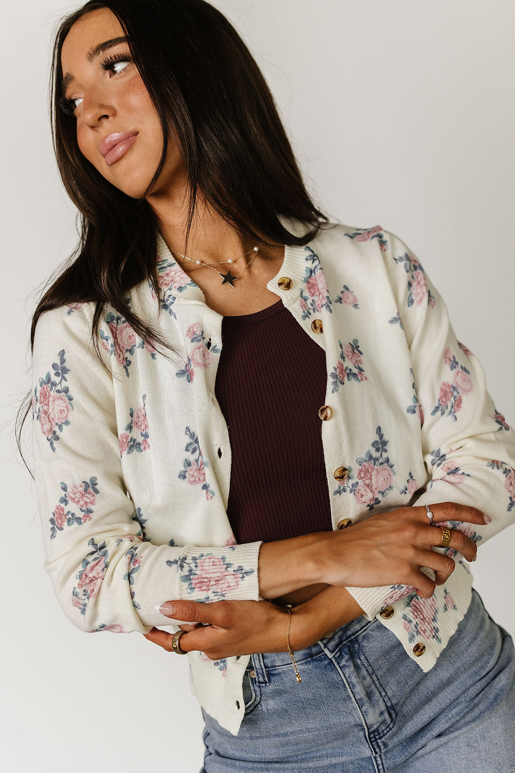 Evening Rose Cardigan