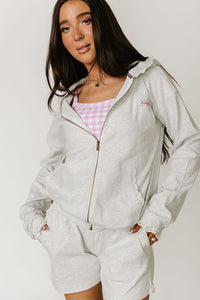 University FullZip - Grey Lace