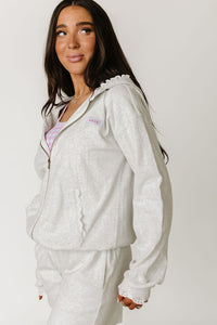 University FullZip - Grey Lace