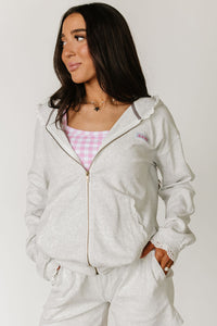 University FullZip - Grey Lace