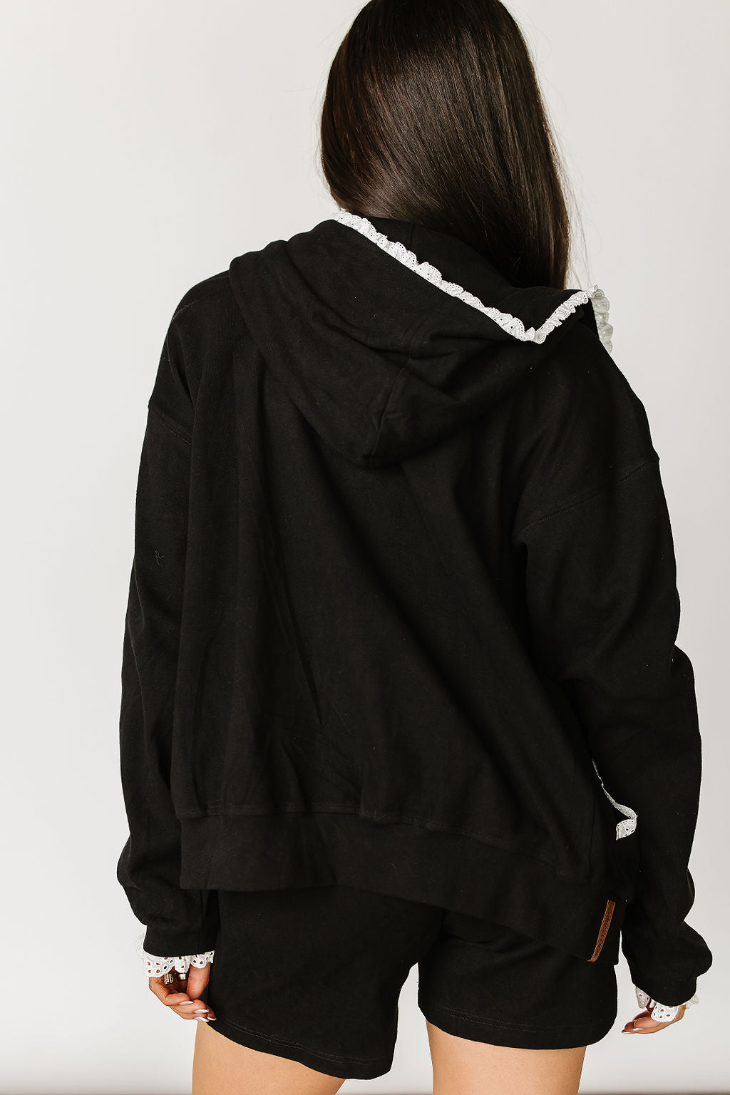 University FullZip - Black Lace