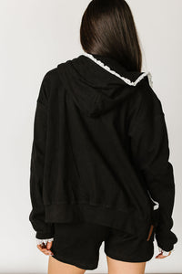 University FullZip - Black Lace