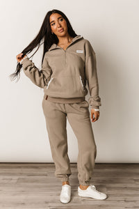 Comfort Zone Joggers - Mocha Lace