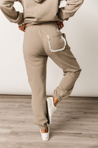 Comfort Zone Joggers - Mocha Lace