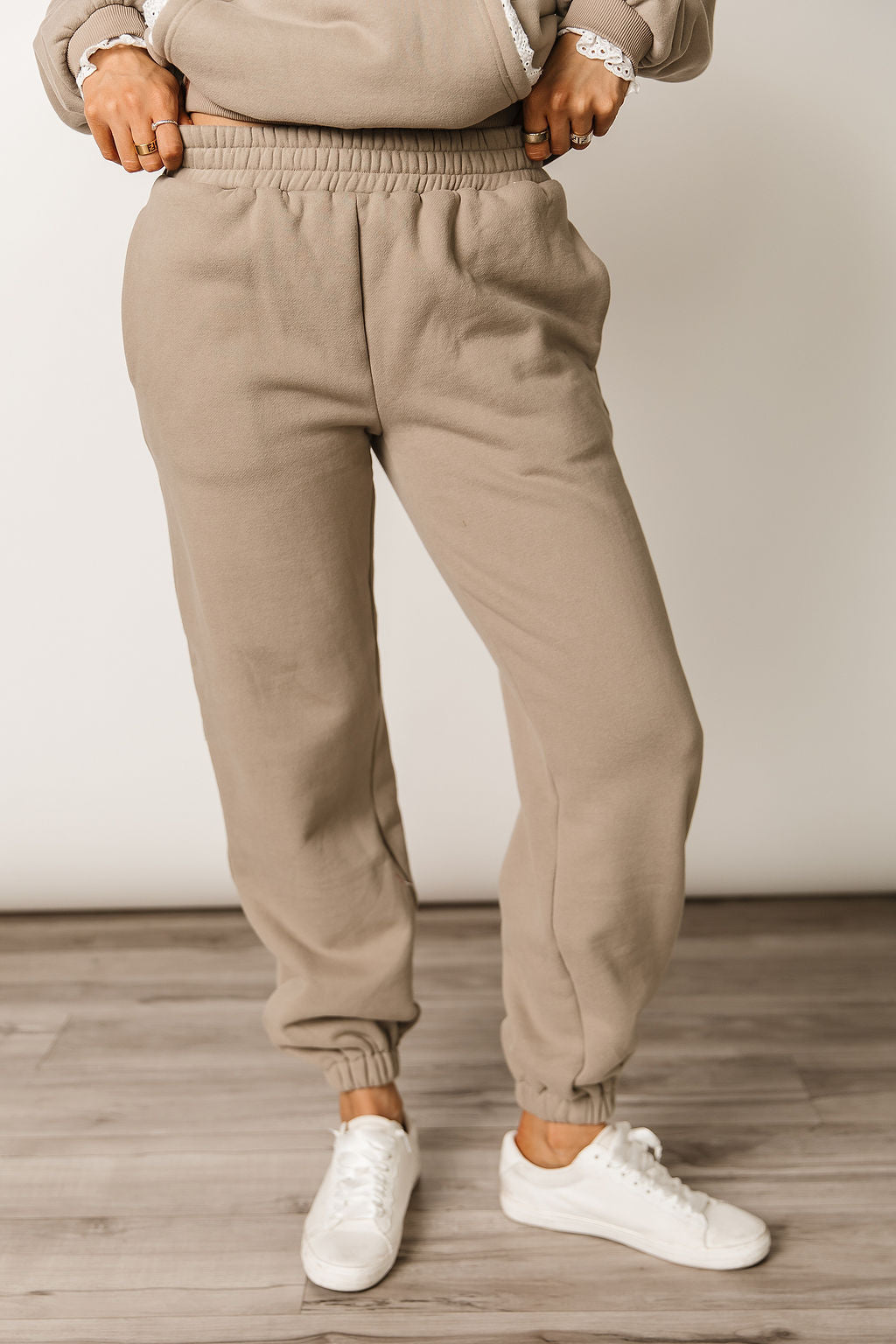 Comfort Zone Joggers - Mocha Lace