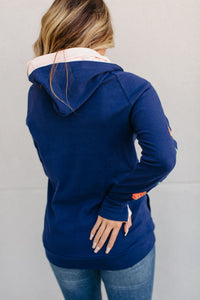 DoubleHood™ Sweatshirt - Ornate Floral Embroidered