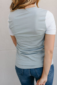 Accent LuLu Tee - Sky Blue