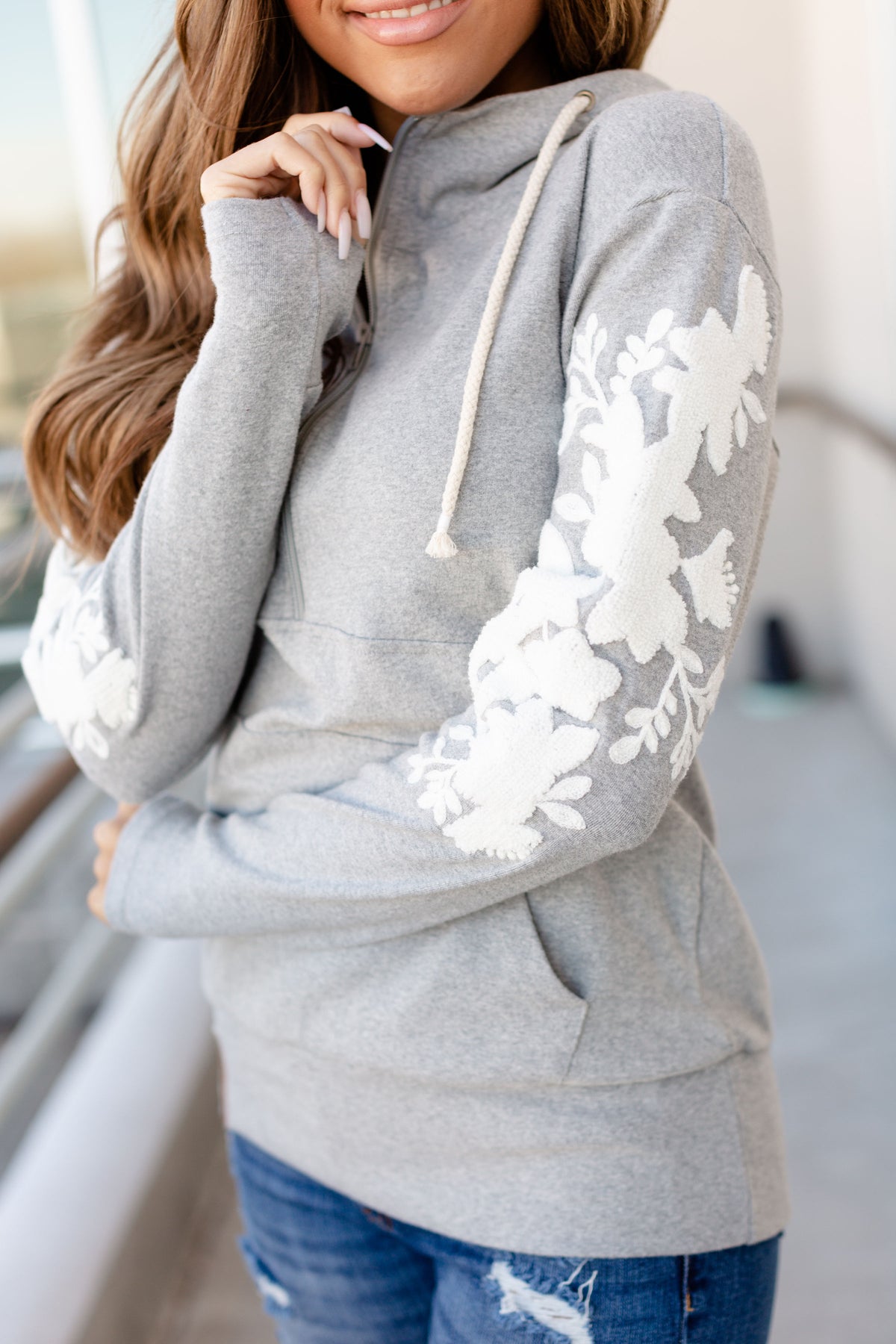 HalfZip Sweatshirt - Magnolia