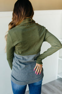 CowlNeck Sweatshirt - Sparks Fly