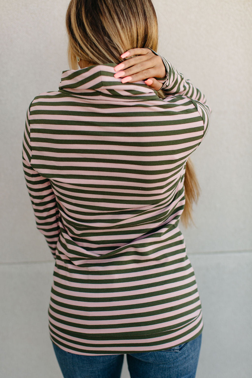 CowlNeck Sweatshirt - All a Flutter