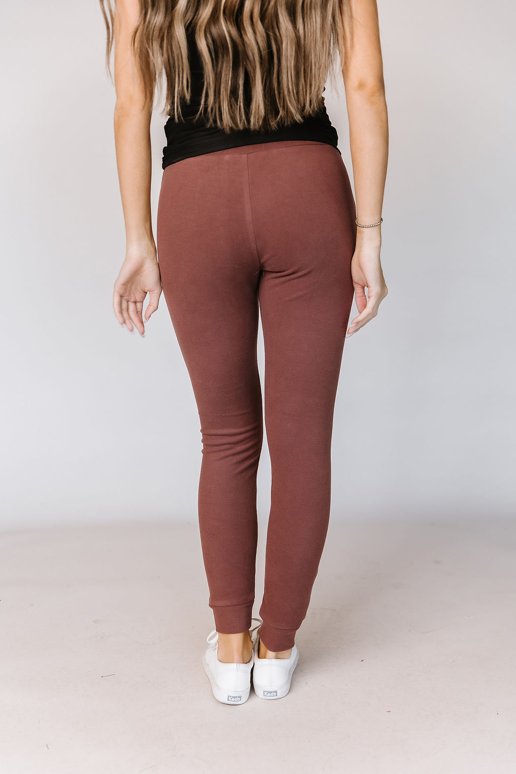 Performance Fleece Joggers - Mahogany