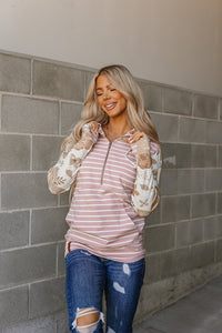 HalfZip Sweatshirt - Rose Over Bros