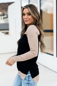 Graham Sweater - Leopard Collar