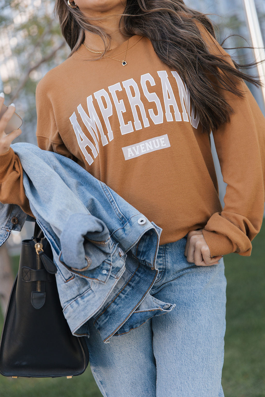University Pullover - Mustard Ampersand