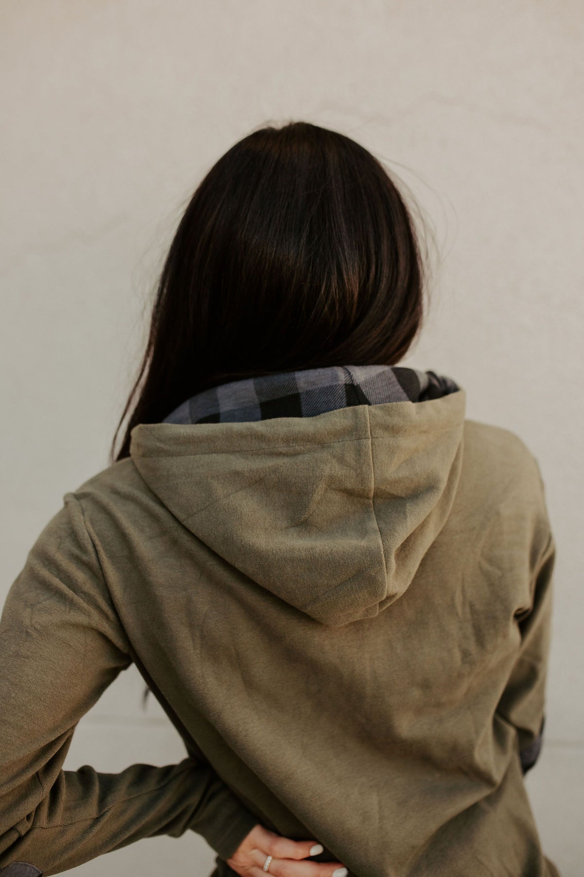 HalfZip Sweatshirt - Plaid About You Olive