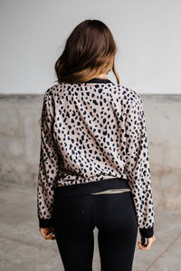 Essential Bomber Jacket - Dusty Cheetah