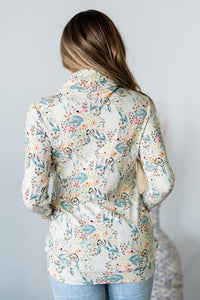 CowlNeck Sweatshirt - Coconut Kiss