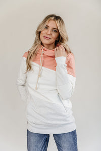 SingleHood Sweatshirt - Pink Layers