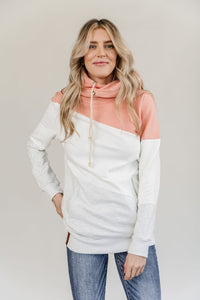 SingleHood Sweatshirt - Pink Layers