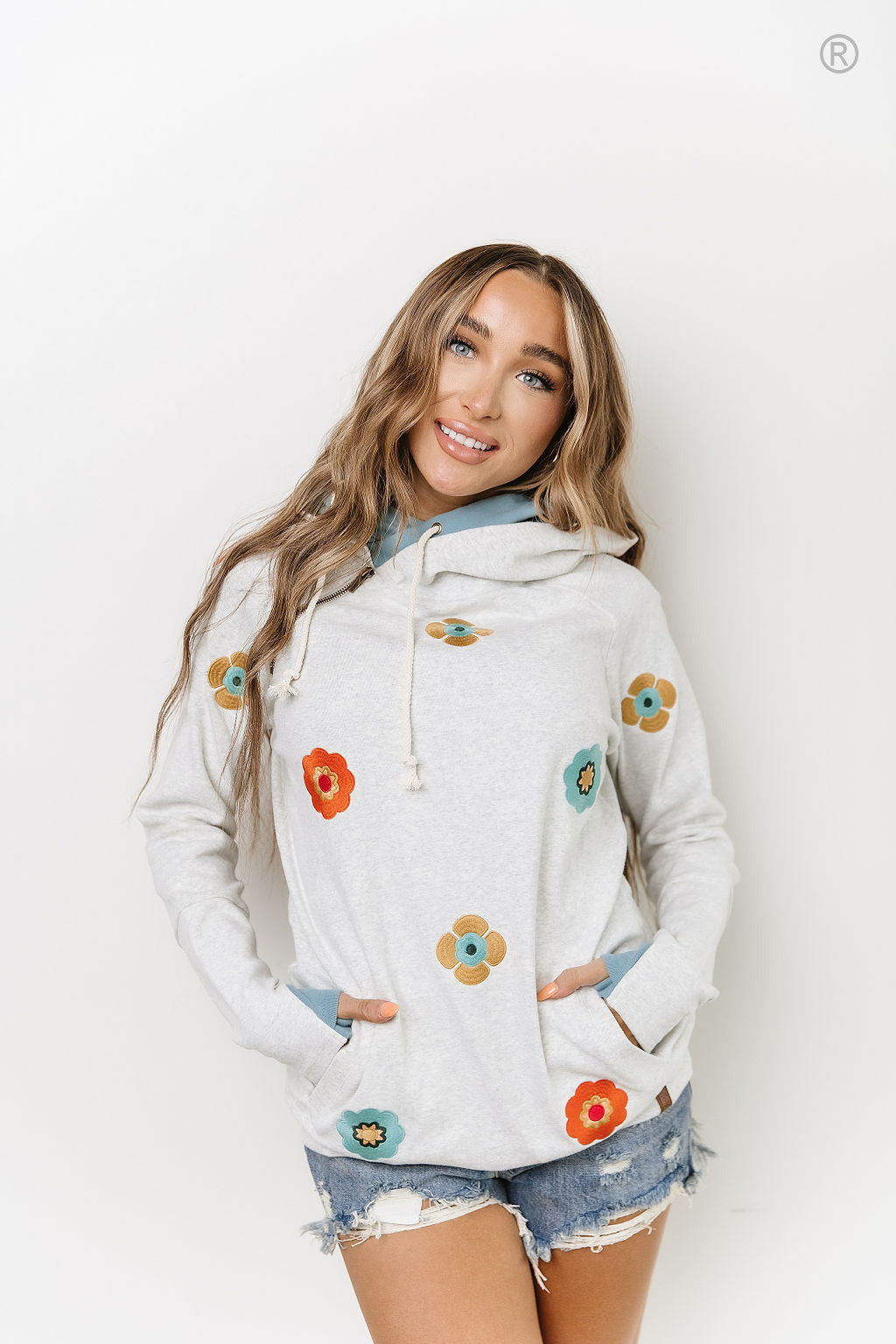 DoubleHood™ Sweatshirt - Spring Bloom
