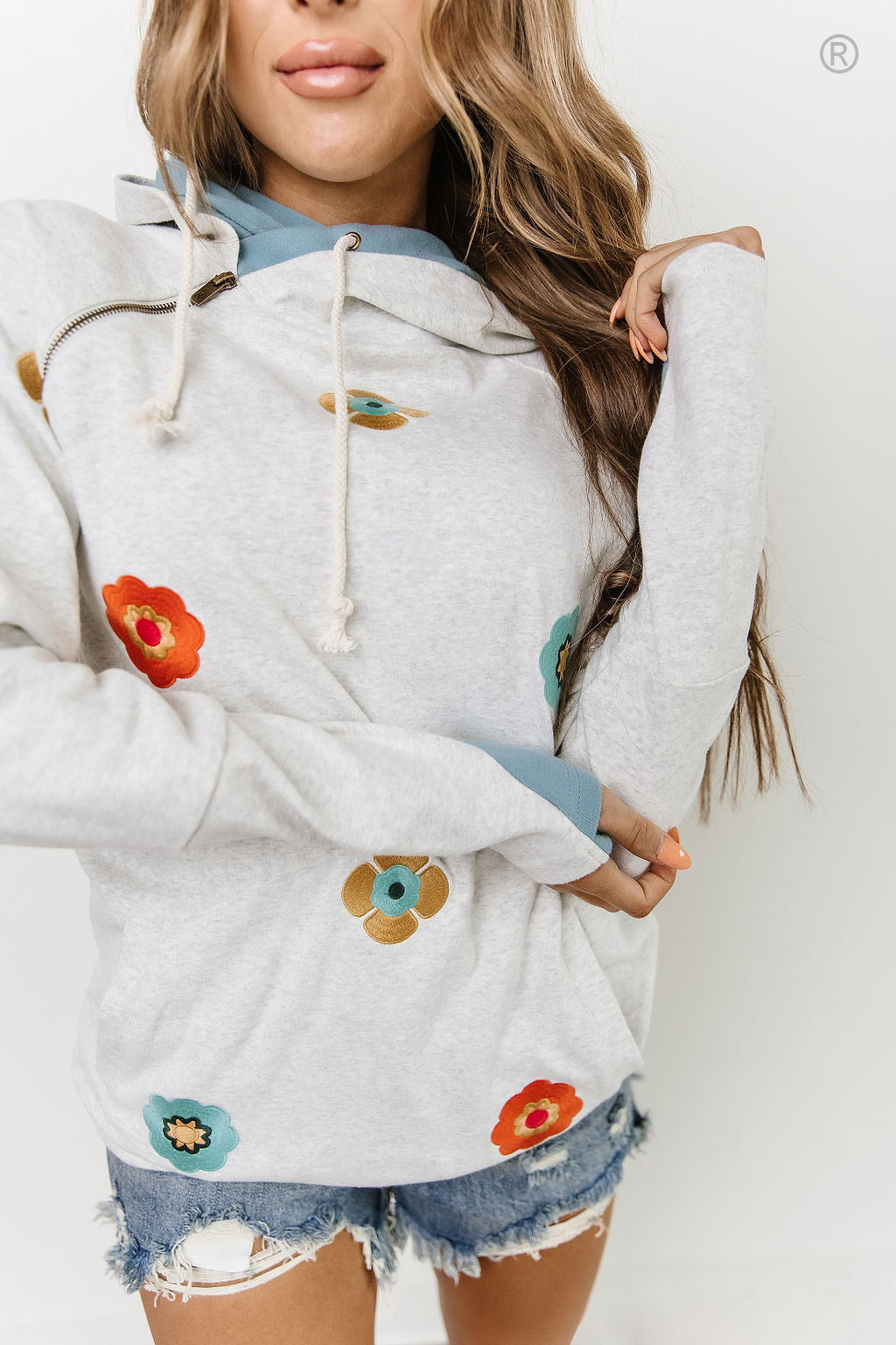 DoubleHood™ Sweatshirt - Spring Bloom