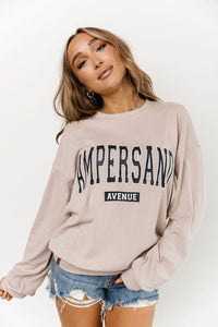 University Pullover - Tan Ampersand