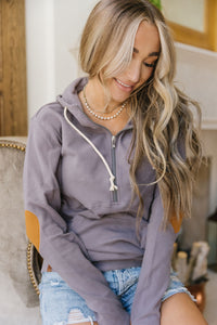 HalfZip Sweatshirt - Heart On My Sleeve