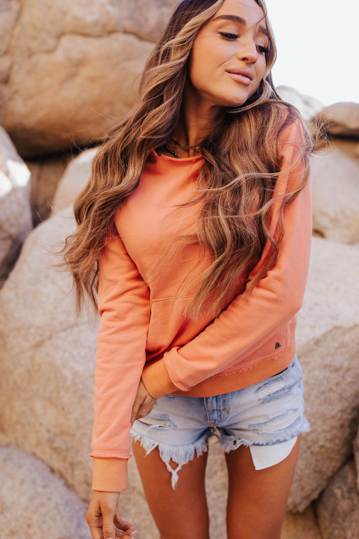 Elevated Sweatshirt Edge - Freedom Of Peach