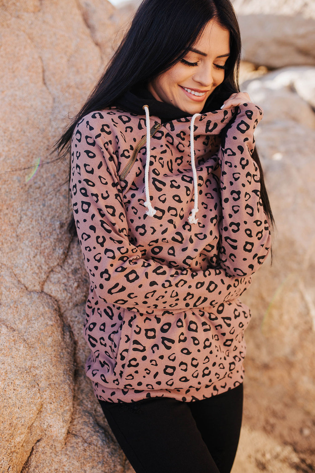 Ampersand best sale leopard hoodie