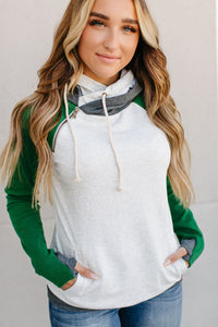 DoubleHood™ Sweatshirt - Forest Baseball