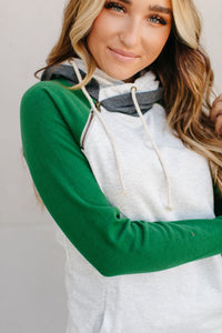 DoubleHood™ Sweatshirt - Forest Baseball