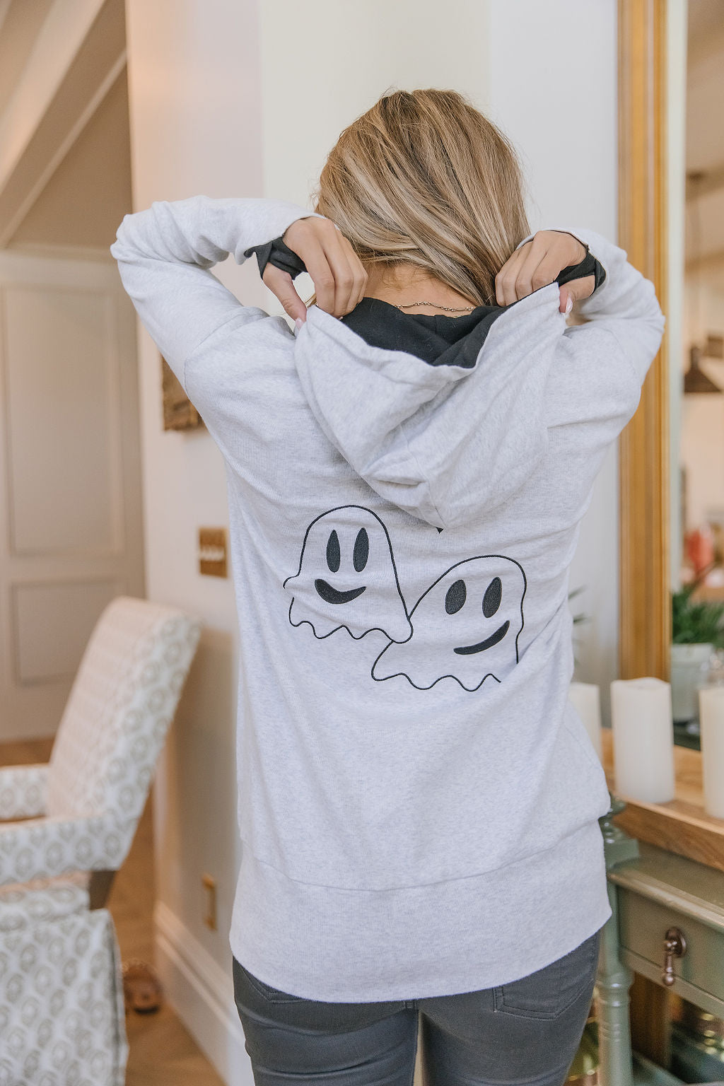 FullZip Sweatshirt - What Up Boo