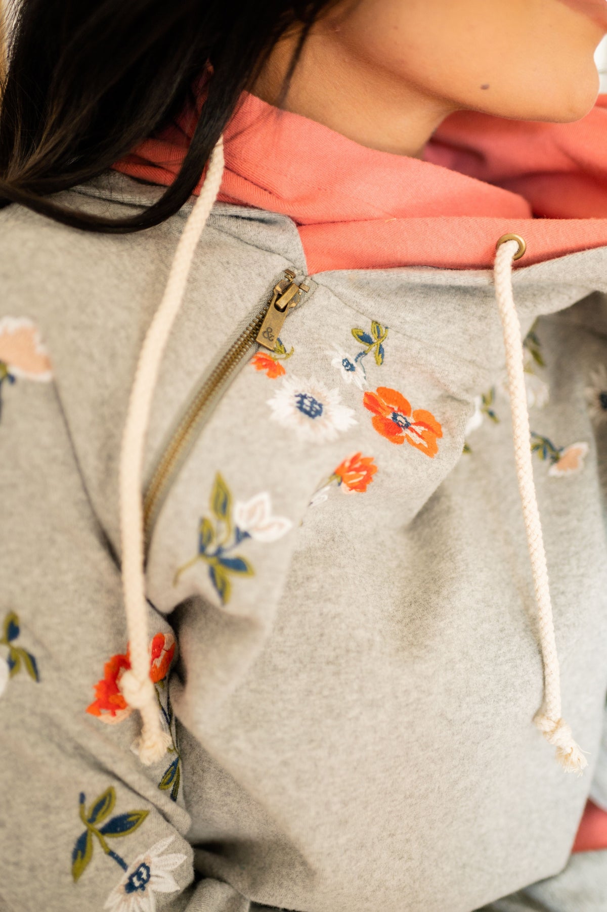 DoubleHood™ Sweatshirt - Seaside Florals