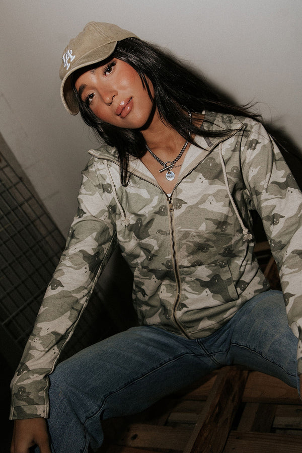 FullZip Sweatshirt - Peek-A-Boo Camo