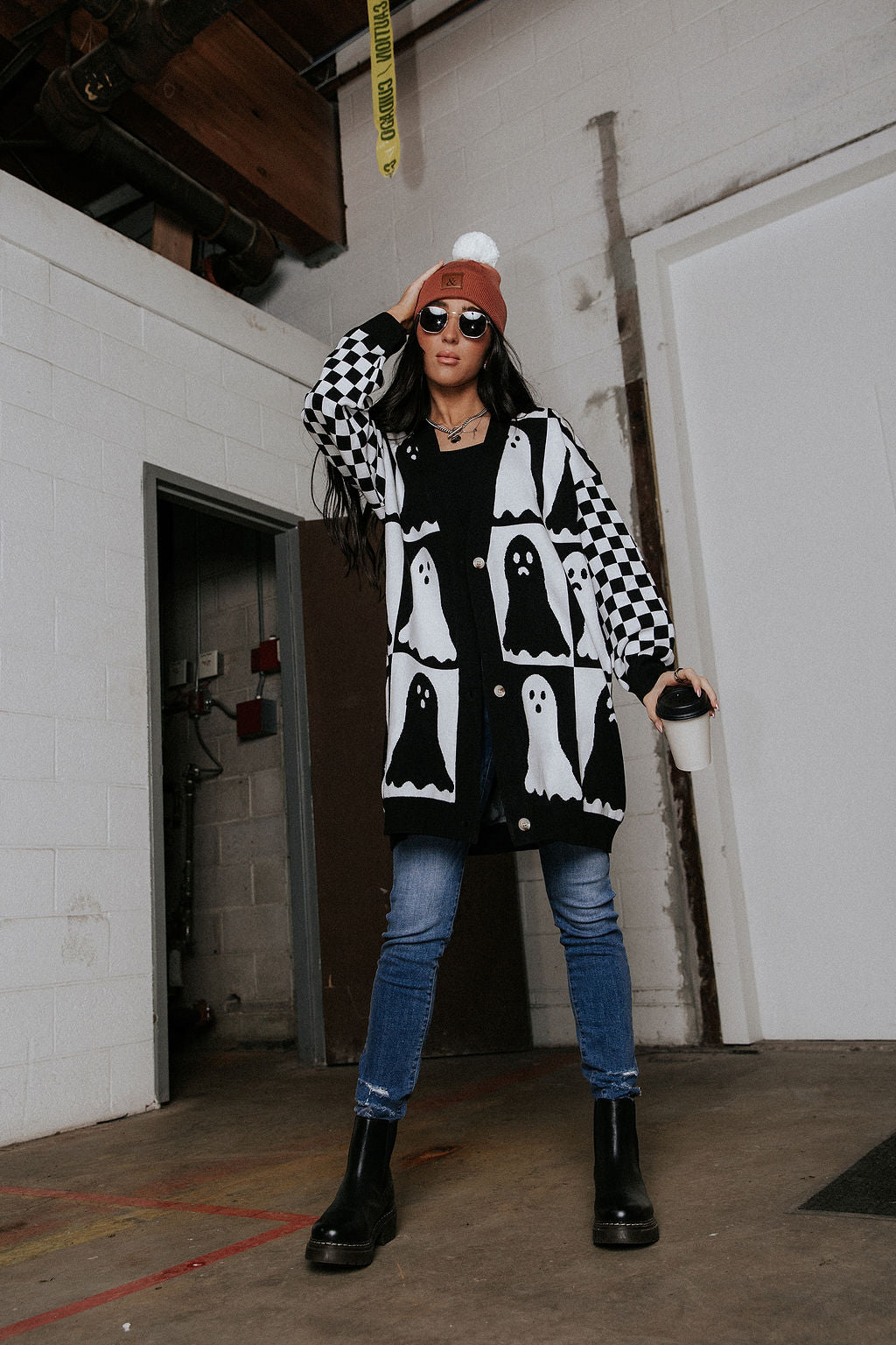Oversized Cardigan - Ghouls Night Out